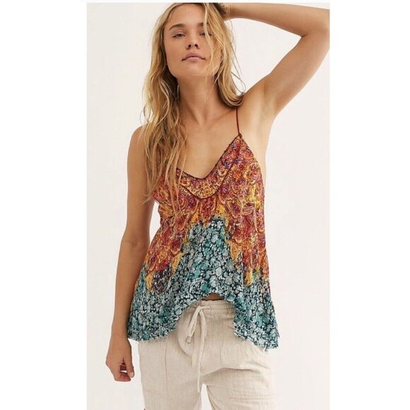 Free People Cami in Wave Combo. - Picture 1 of 8